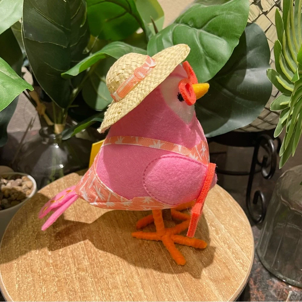 Target Sun Squad Summer Pink Fabric Beach Bird NWT